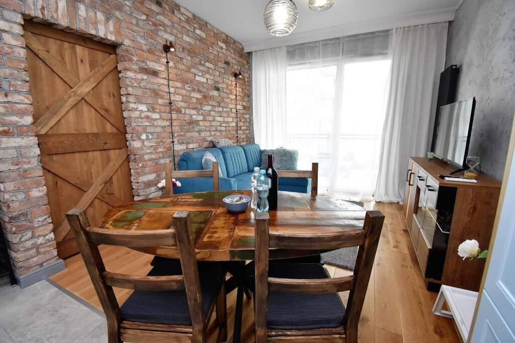 Apartament Blue Bastion Walowa 23C Z Klimatyzacja I Miejscem Parkingowym W Podziemnym Parkingu Гданськ Екстер'єр фото